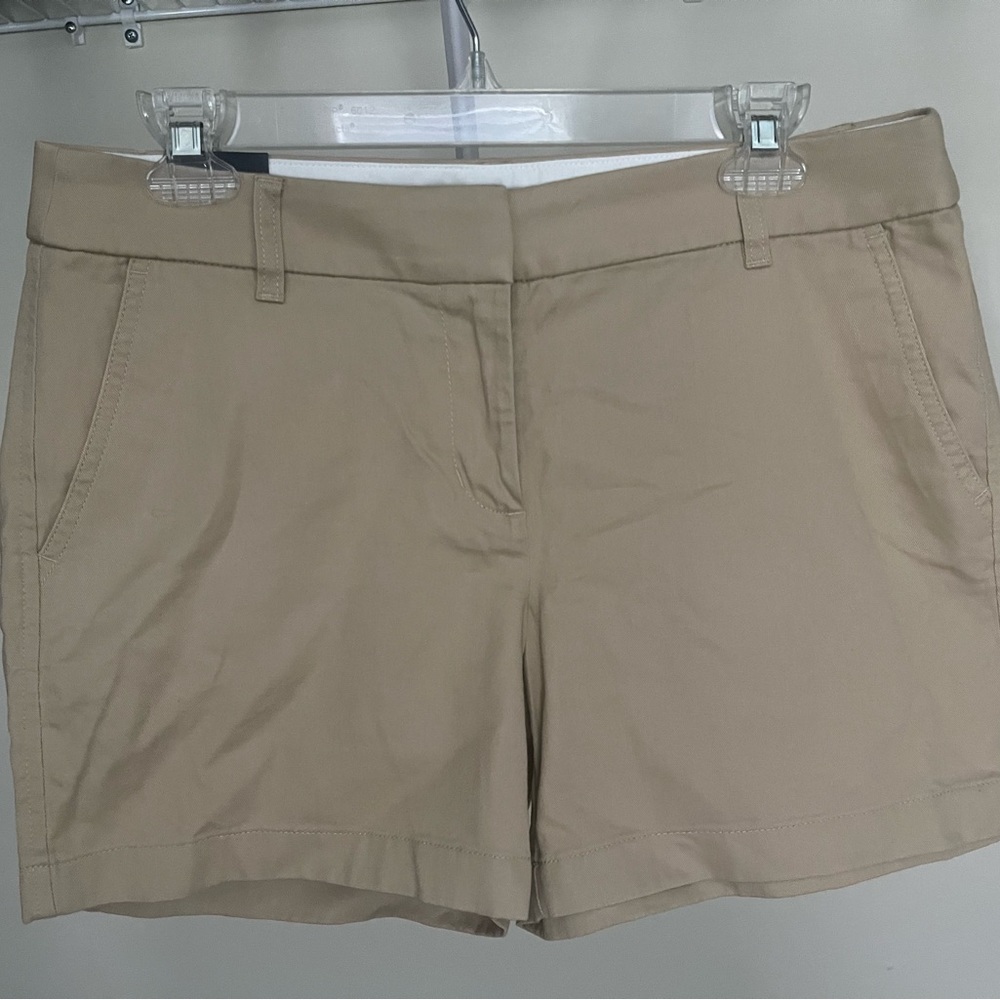 J Crew khaki 5” shorts, new with tags